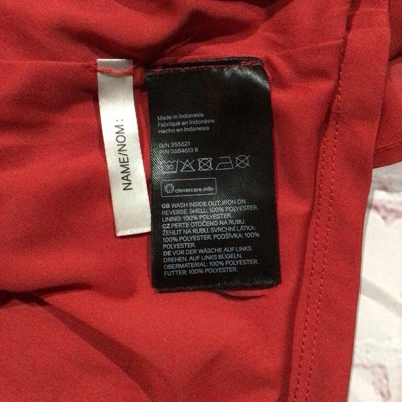 H&M Girl’s Red with Gold Stars Sleeveless Formal Dress - Size 10-11Y - Picture 8 of 8